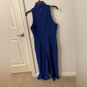 Women’s Trina Turk royal blue pant/capris jumper size 4